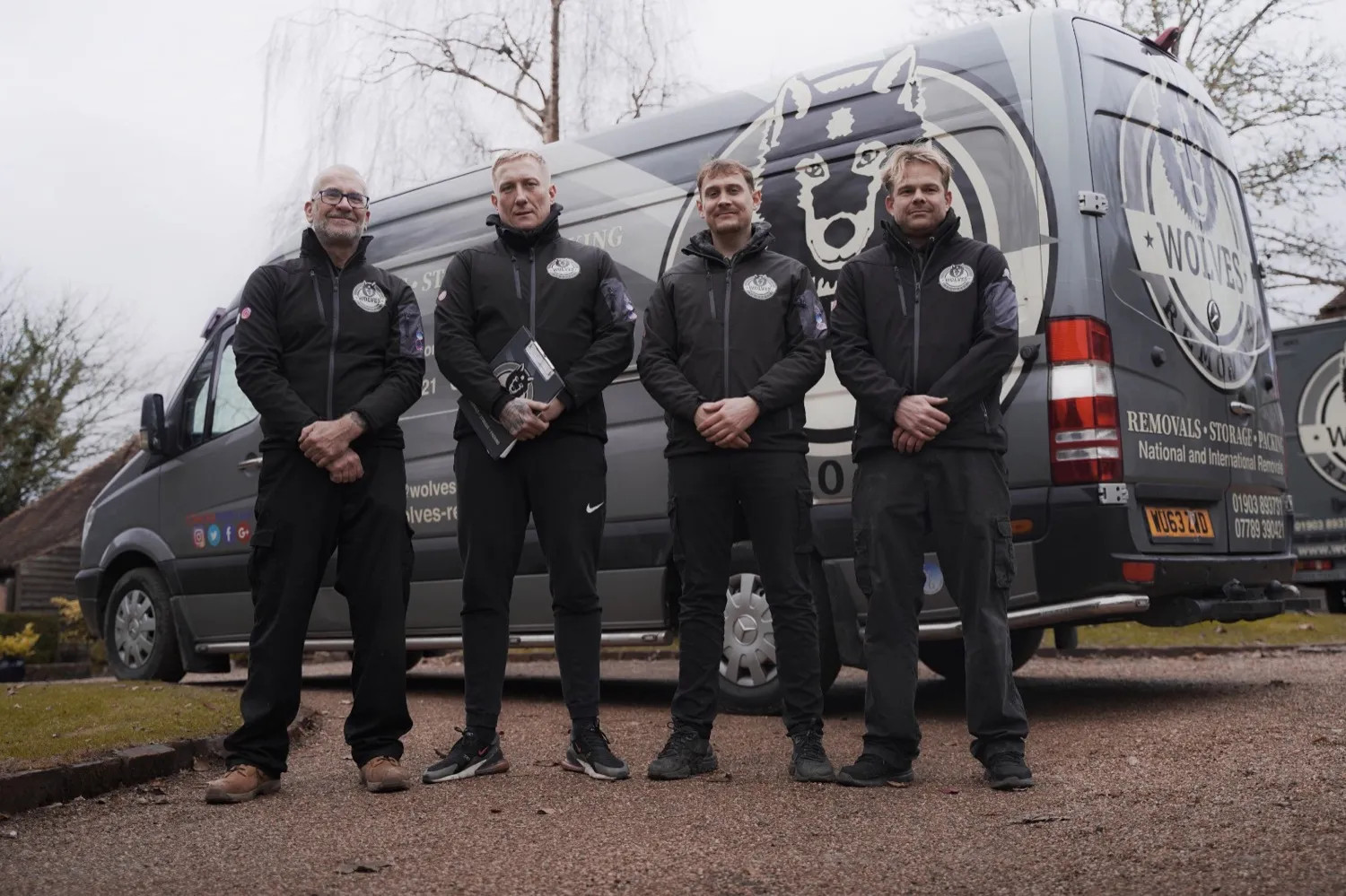 The family-run Wolves Storage Sussex team